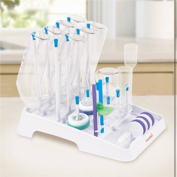 Munchkin Baby Bottles Plastic Drying Rack - Picture 1 of 7